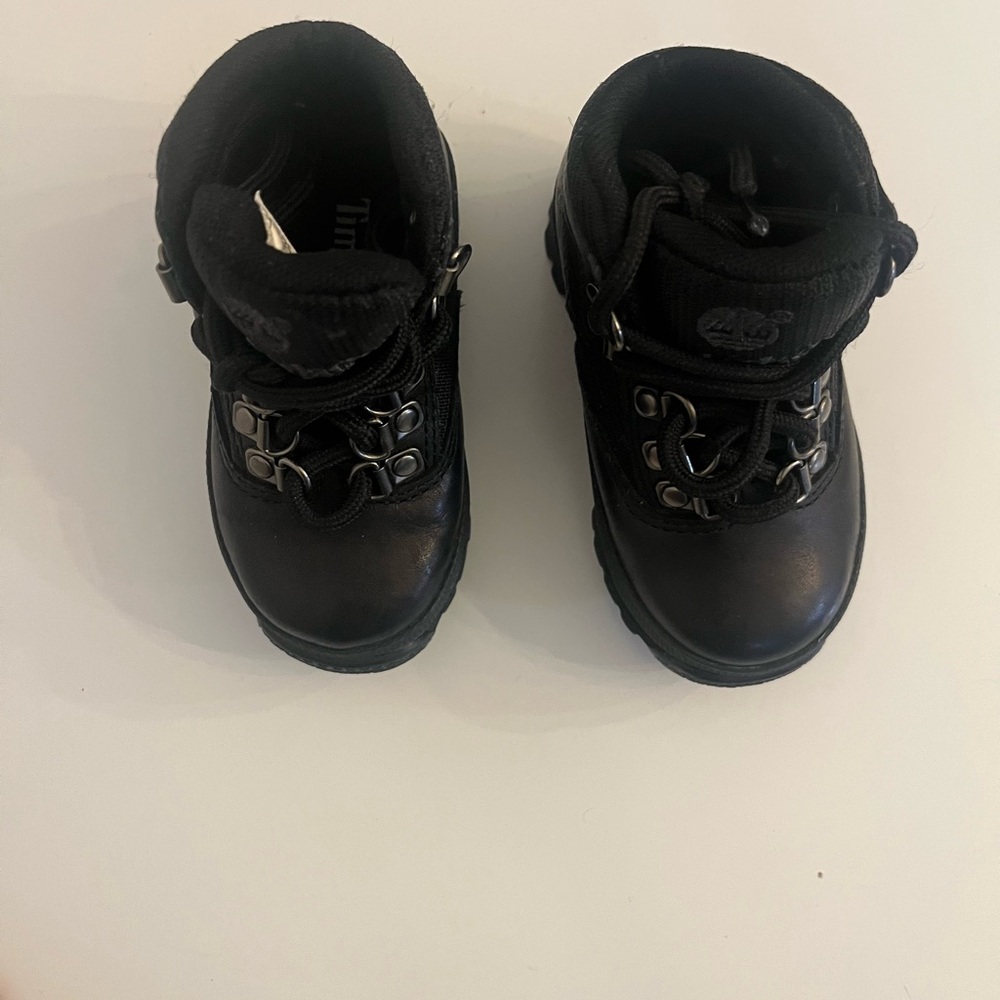 Kids Black timberland Hiking Boots
